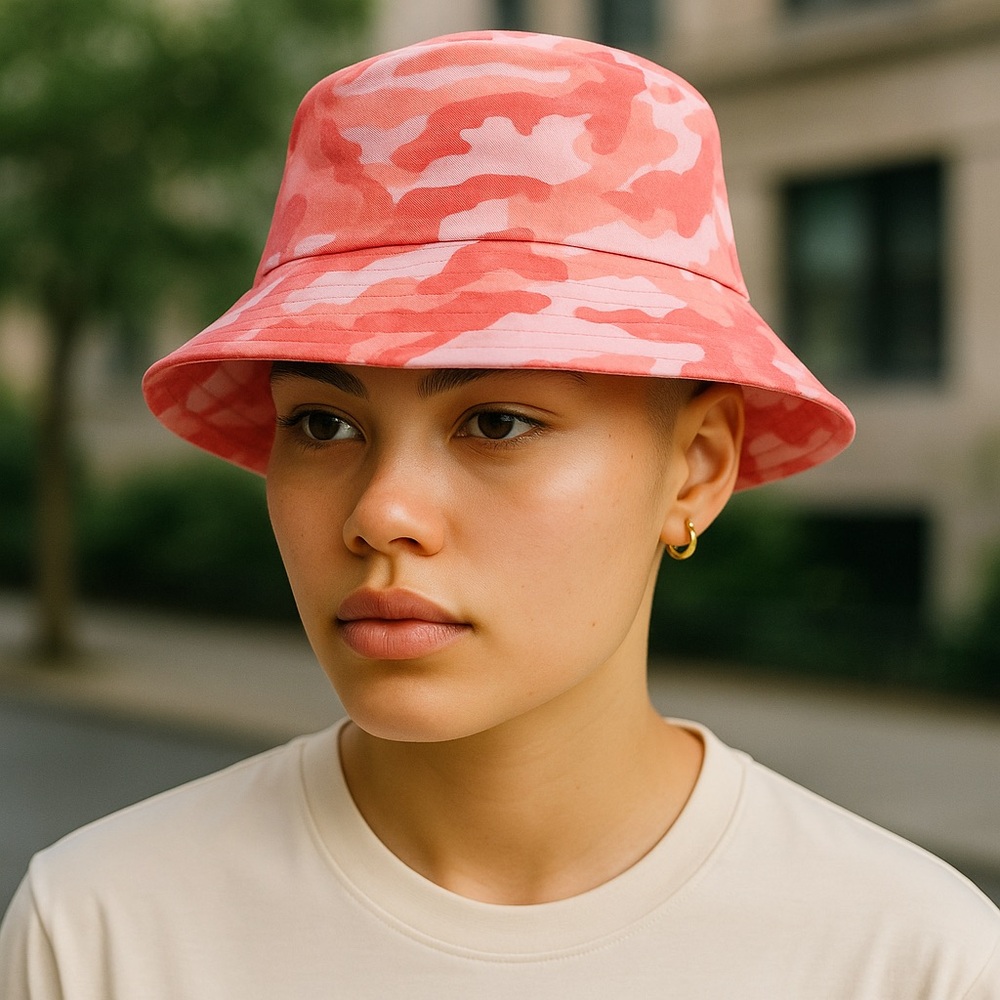 Forever 21 Camo Print Bucket Hat